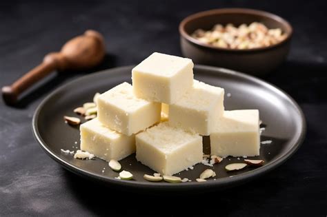 Premium Photo Milk Powder Barfi Also Known As Mava Burfi