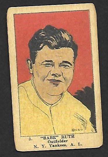 New Just In 1923 515 1 Babe Ruth Strip Card By Julianmayle On Etsy Ruth