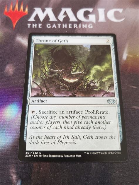 Mtg Throne Of Geth 301332 Double Masters Nm Ebay