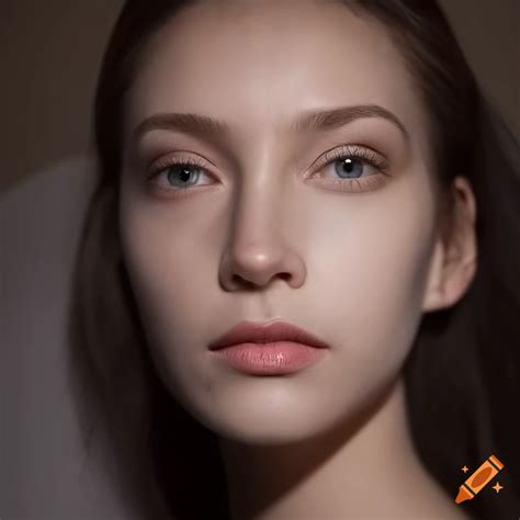 Close Up Portrait Of A Stunning Young Woman On Craiyon