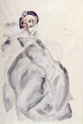 Autoritratto Di Egon Schiele Con Le Mani Sul Petto