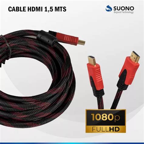 Cable Hdmi Mts P Mallado Reforzado Pc Gamer Fichas Oro En Venta En