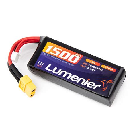 Lumenier 1500mAh 3s 45c Lipo Battery