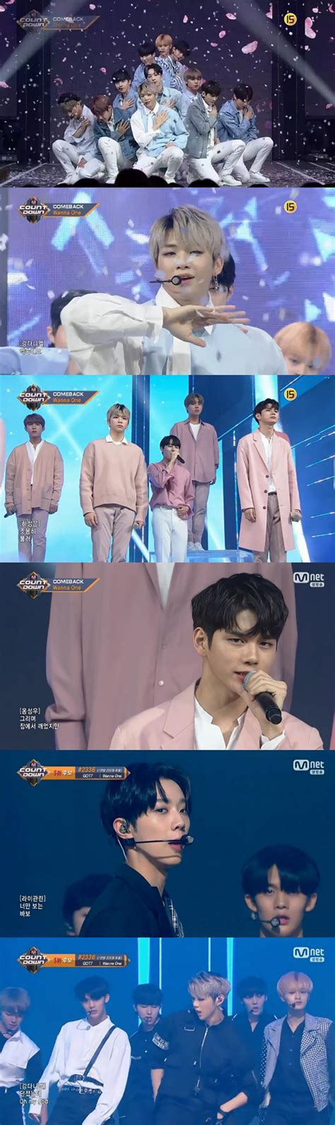 ‘엠카운트다운 워너원wanna One 타이틀곡 ‘부메랑 비롯 ‘너의 이름을 ‘약속해요로 컴백 무대‘여심 저격