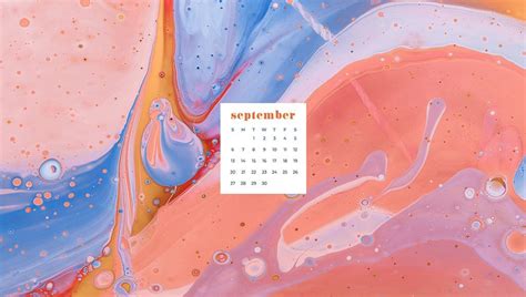 Free September 2020 Desktop Calendar Wallpapers — 16 Designs Options