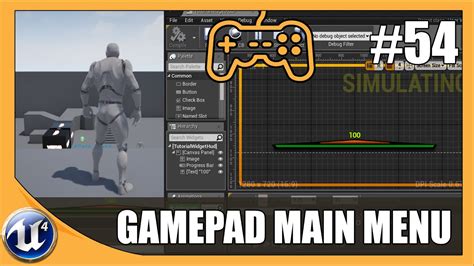 Gamepad Inputs Main Menu Unreal Engine Beginner Tutorial Series