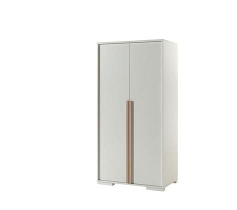 Pack Lit Enfant Chevet Armoire Portes Et Bureau London Blanc