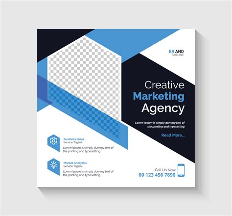 Creative Marketing Agency Social Media Instagram Post Banner Design