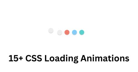 Css Loading Animations