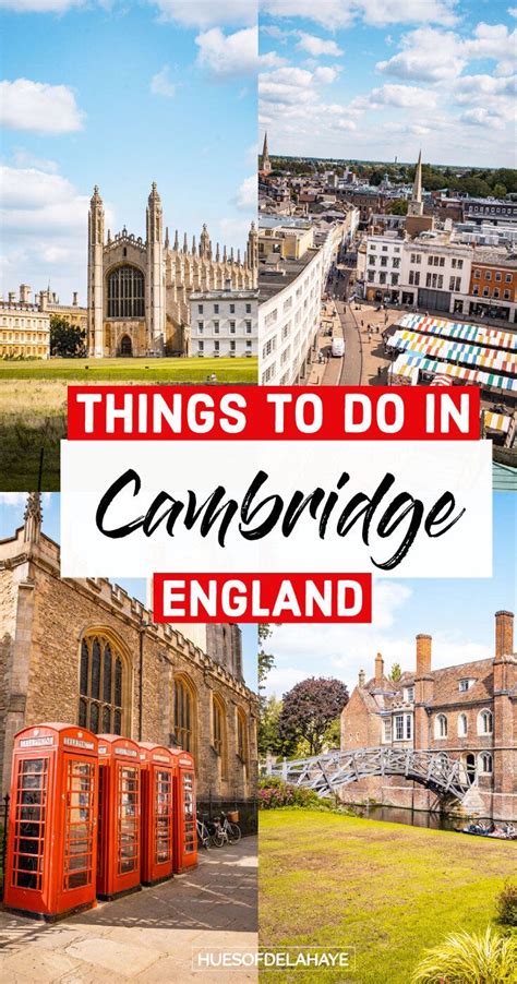 Things To Do In Cambridge England With The Title Overlaying It S Image