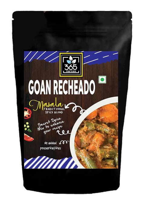 365 Store To Door Indian Spice Goan Recheado Masala 250 Gm