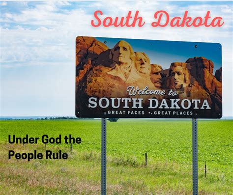 South Dakota State Motto 50states