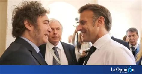 Javier Milei Recibir A Emmanuel Macron En La Casa Rosada Antes De La