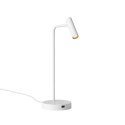 Enna Desk Usb Matt White Architonic