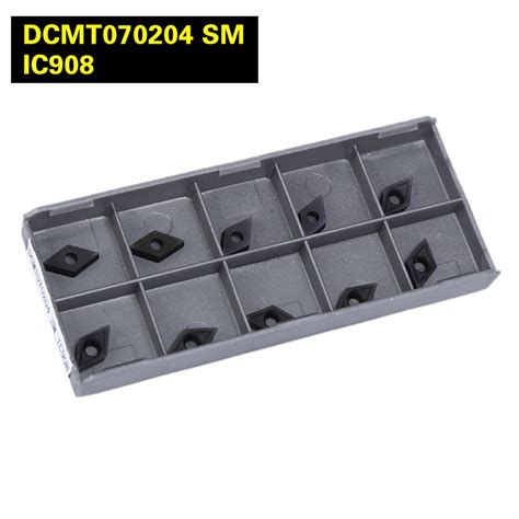 20Pcs Internal Turning Tools DCMT2 1 DCMT070204 SM IC908 IC907