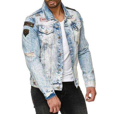 Red Bridge Mens Denim Jacket Bold Duty M6043 Blue Redbridge Offic € 8490