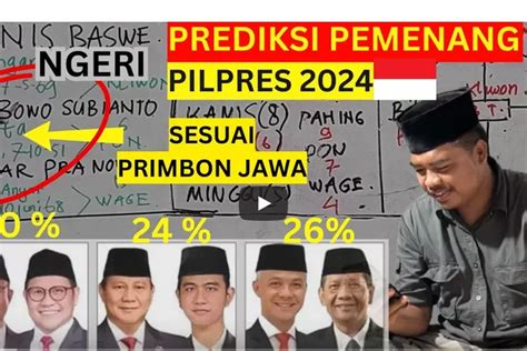 Membaca Primbon Persaingan Ketat Pilpres 2024 Berbebut Kursi Ri 1 Anies Prabowo Ganjar Siapa