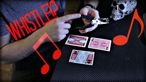 Make Playing Cards Whistle Tutorial Youtube