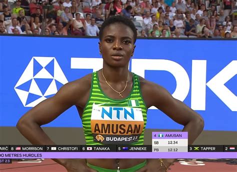 Updated Tobi Amusan Qualifies For M Hurdles Final At World