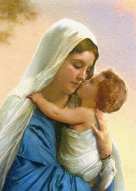 Image Pieuse Marie Et L Enfant Jesus