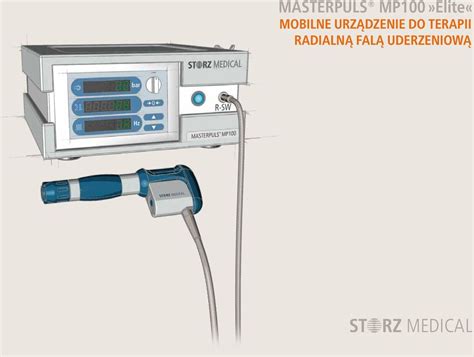 MASTERPULS MP100EliteMOBILNE URZĄDZENIE DO TERAPII RADIALNĄ FALĄ