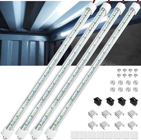 Linkstyle Interior Led Light Bar 12v 48 Leds Interior Light Bar 6500k White Led