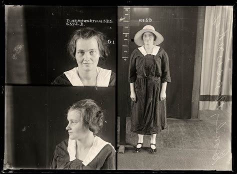 Mug Shots Women 1920s-40 - Flashbak