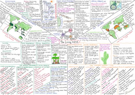 Aqa Geography Gcse Topic On A Page Revision Resources Teaching Resources