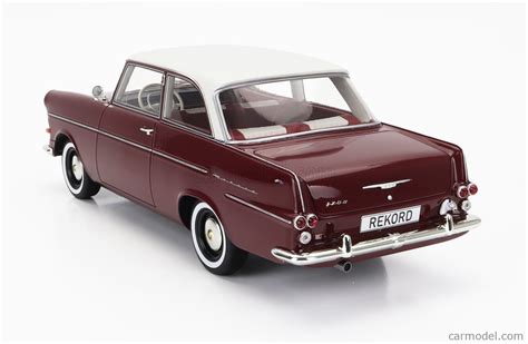 BoS MODELS BOS415 Scale 1 18 OPEL REKORD P2 1961 RED WHITE