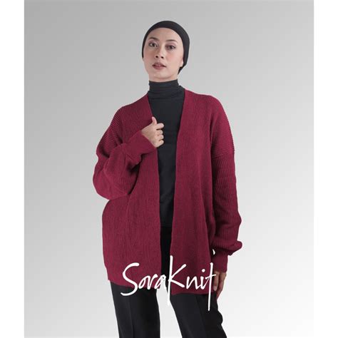 Jual Premium Outer Cardigan Rajut Wanita Korea Kardigan Cardi Outwear