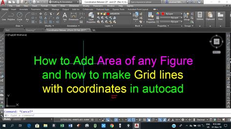 How To Make Grid Lines With Coordinates In Autocad And How To Write