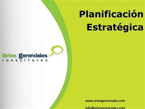 Planificación Estratégica Ppt