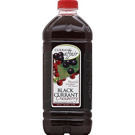 Currant Affair Juice Beverage Black Currant Cranberry 53 Oz Shop D