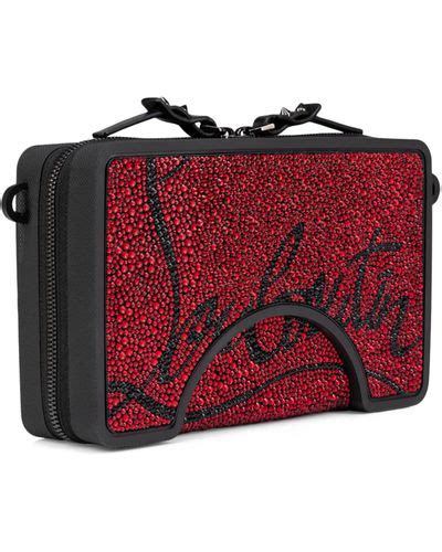 Red Christian Louboutin Bags For Men Lyst