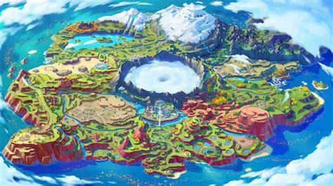 Pokémon Scarlet and Violet - Map of the Paldea area, POIs, and new options - Gamerstail