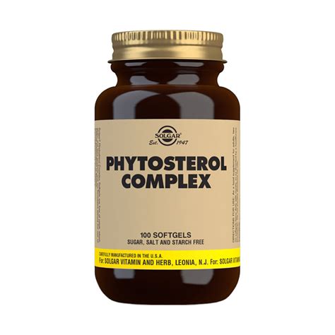 Solgar Phytosterol Complex 100 Softgel Capsules Med365