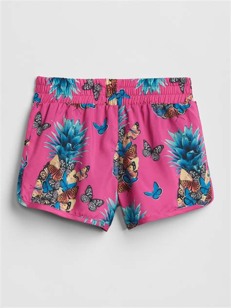 Gapfit Kids Print Dolphin Shorts Gap