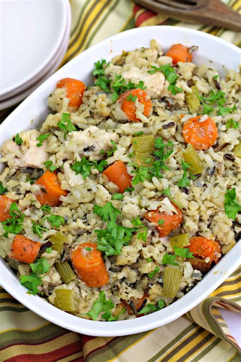 Chicken Wild Rice Casserole Recipe Sweet Pea S Kitchen