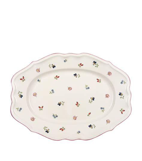 Villeroy Boch Petite Fleur Oval Platter 44cm Harrods US