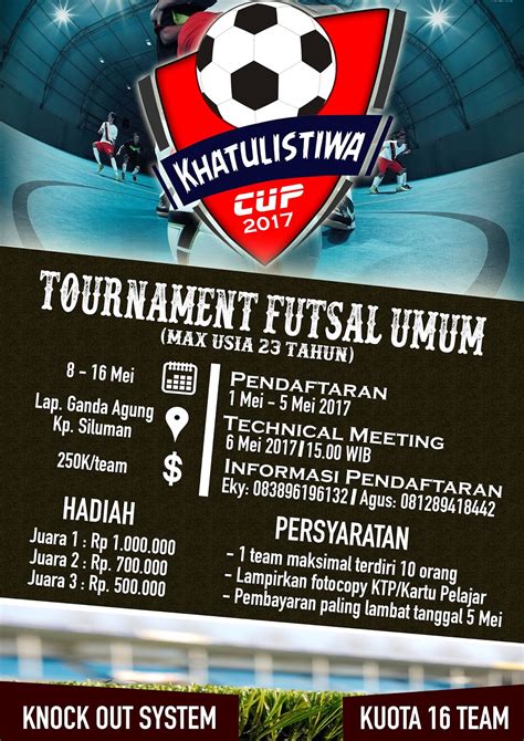 Pamflet Turnamen Futsal Ruang Ilmu