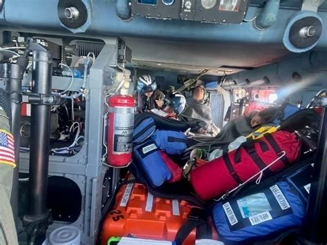 Dvids Images Coast Guard Rescues 3 Overdue Boaters Offshore Empire