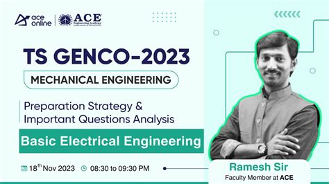 TS GENCO AE MECH Basic Electrical Engg Preparation Strategy