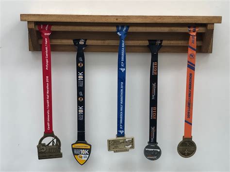 Wooden Medal Display Trophy Shelf Medal Hanger Holder Etsy