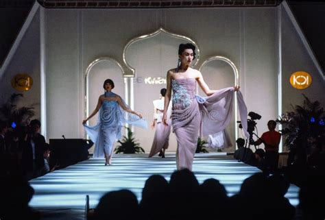 Seoul Korea December 04 1988 Models Walk The Runway Fashion Show