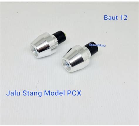 Jalu Stang Model Pcx Bahan Besi Warna Crome Baut Bandul Stang Besi