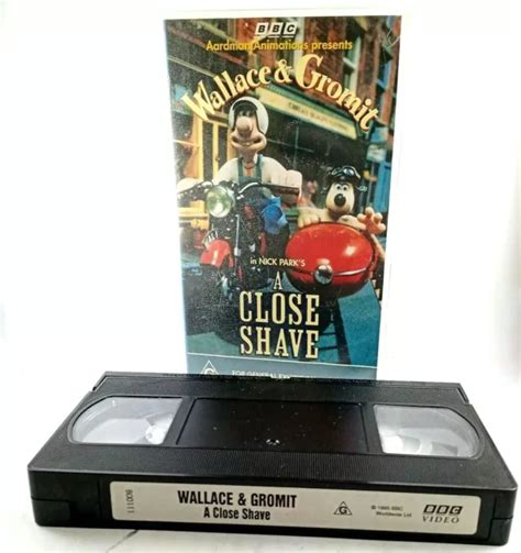 WALLACE AND GROMIT A Close Shave VHS Video Tape 1995 BBC Vintage EUR 12