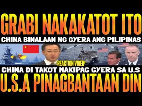 CHINA PINAG BANTAAN NG GYERA ANG U S ANG PILIPINAS HINAM0N AT DI DAW