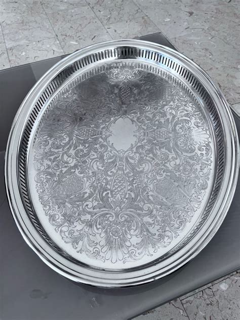 Christofle Fleuron Vassoio Di Servizio Silver Plated Catawiki