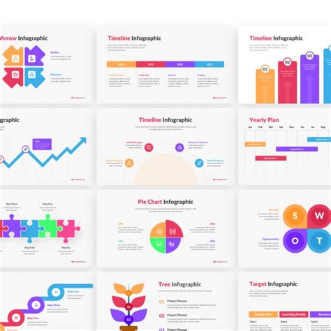 Colorful Infographic Pack PowerPoint Template