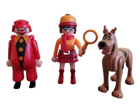 Lot De Figurines Playmobil Avec Scooby Doo Vera Clown M Chant